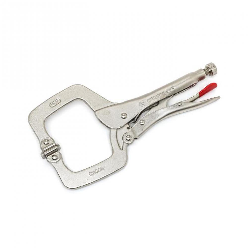 C-CLAMP, 6&#34;, LOCKING, SWIVEL PADS