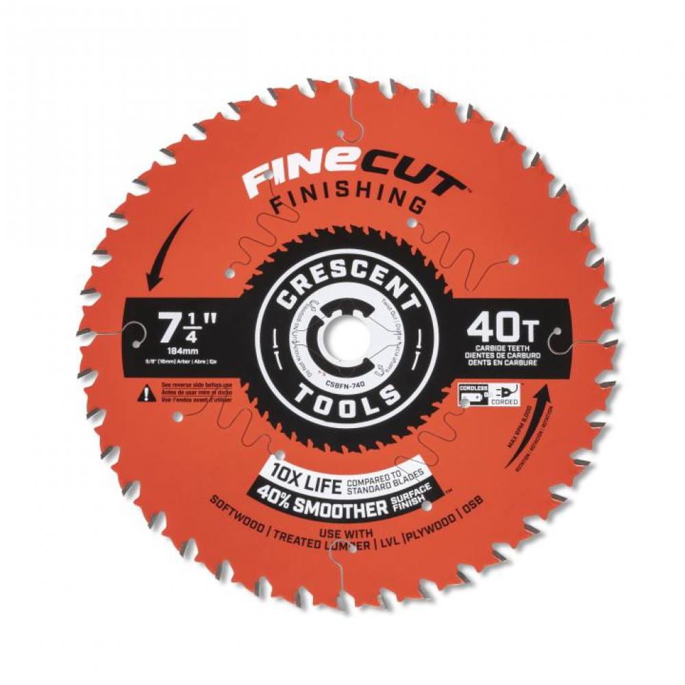 CRESCENT 7-1/4&#34; 40T FINISHING TEN PACK