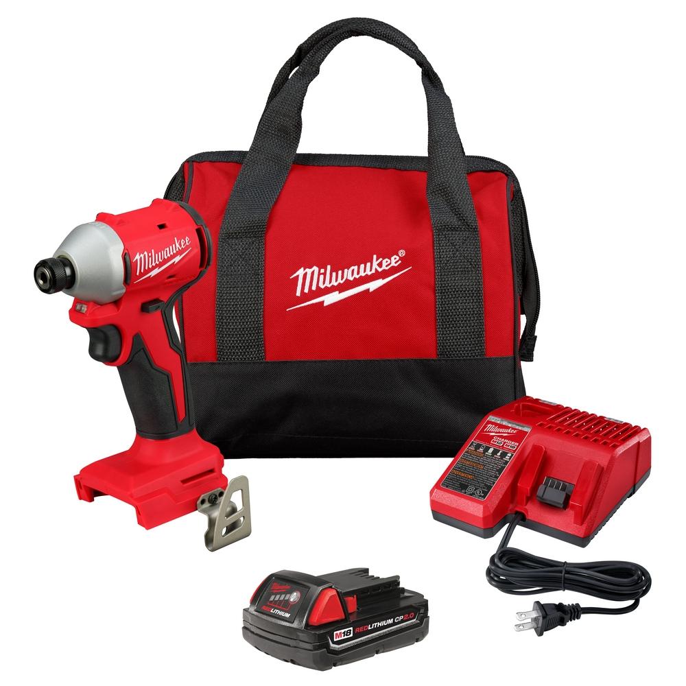 M18™ Compact Brushless 1/4&#34; Hex Impact Driver Kit