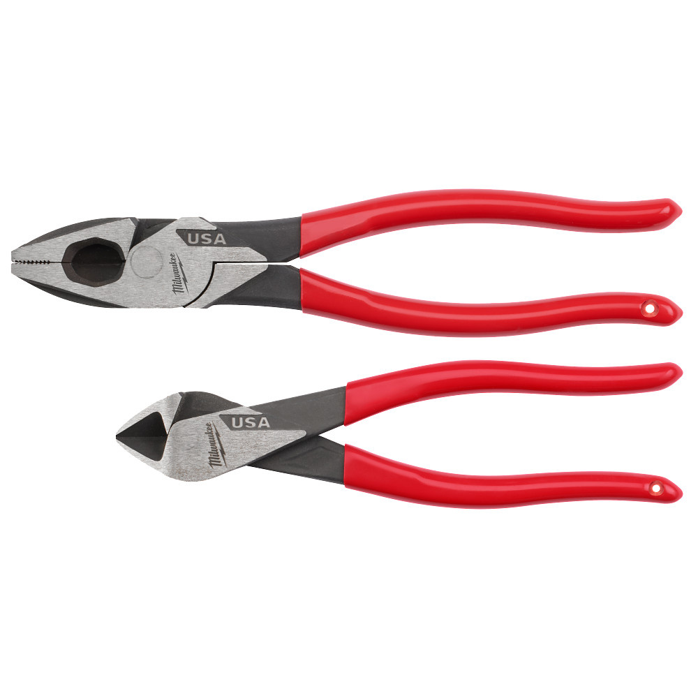 2PC Dipped Grip Cutting Pliers Set (USA)