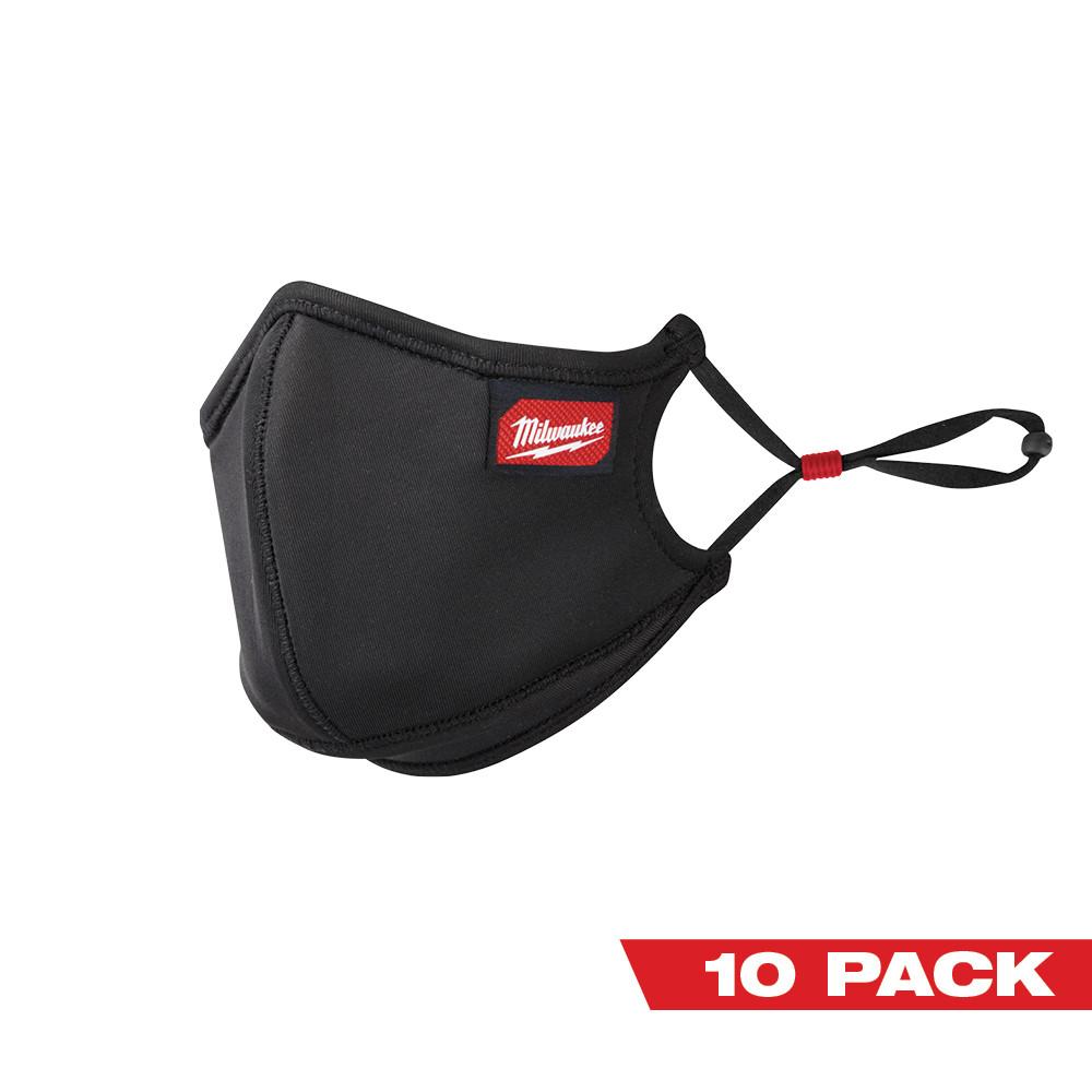 10PK L/XL 3-Layer Performance Face Mask
