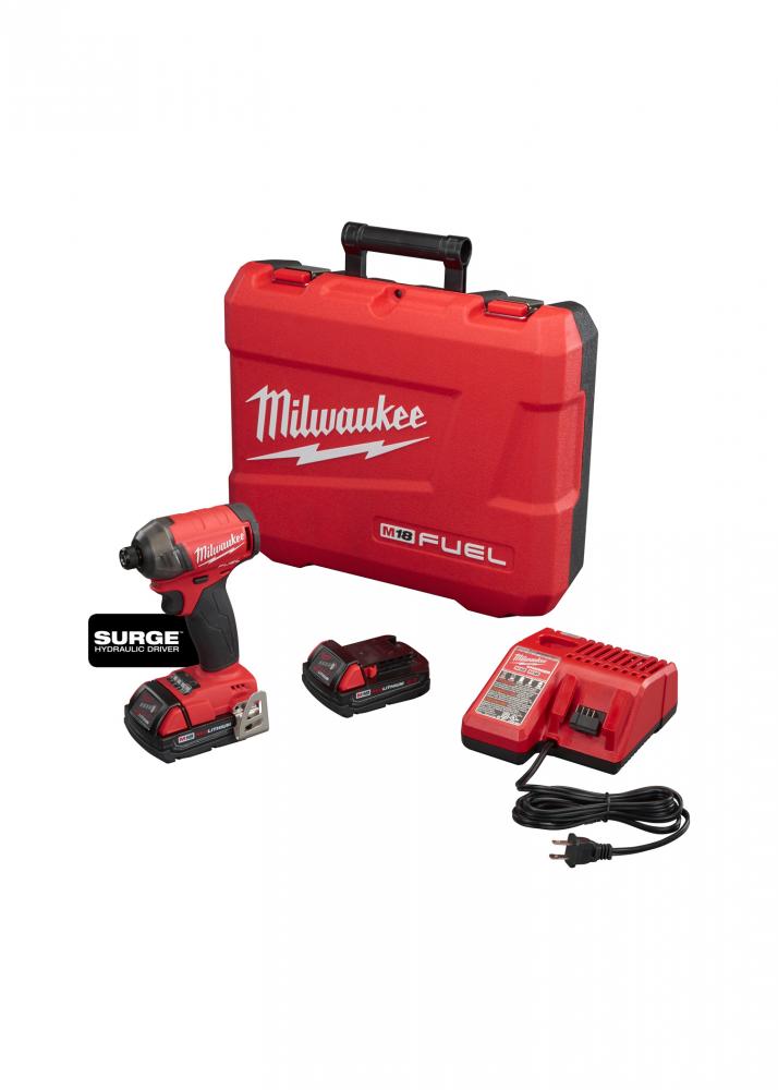 M18 FUEL™ SURGE™ 1/4 in. Hex Hydraulic Driver Kit-Reconditioned