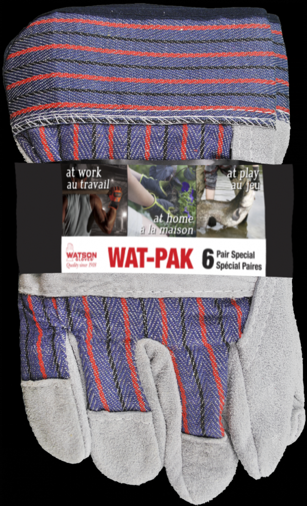 WATPAK 6PK ECONO COMBO WORK GLOVES