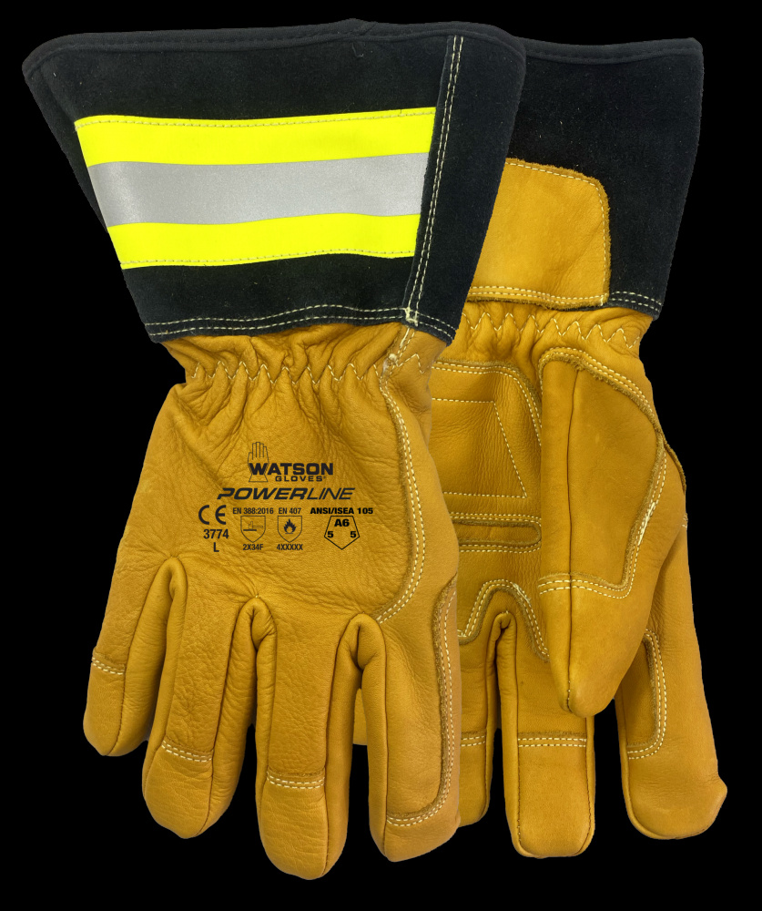 POWERLINE A6 FULLGRAIN COW REFLECTIVE DOUG CUFF UTILITY - XXL