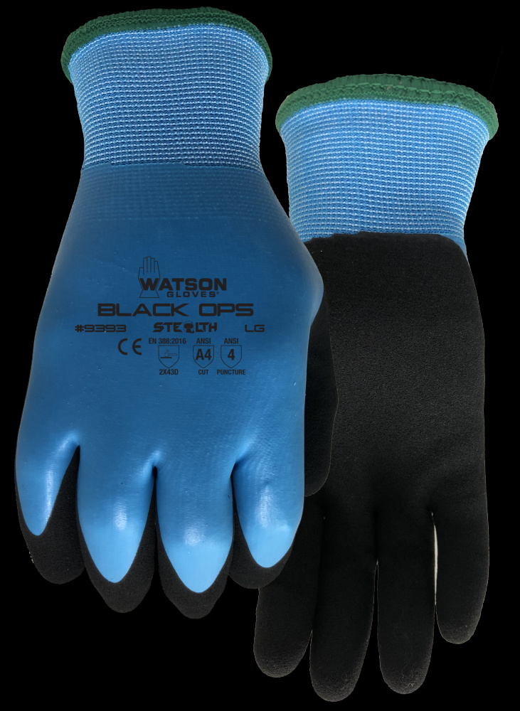 STEALTH BLACK OPS A4 DOUBLE DIP FOAM LATEX ACRYLIG LINED COATED - XXL