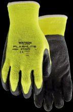Watson Gloves 322-S - STEALTH FLASH LITE CRINKLED RUBBER LATEX PALM HI VIS -S