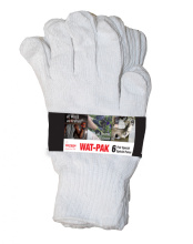 Watson Gloves 603-X - WHITE KNIGHT POLY COTTON 6 PACK FABRIC - X