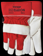 Watson Gloves 94002-XXXL - RED BARON FULLGRAIN COW SHERPA LINED COMBO - XXXL