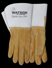 Watson Gloves 9525-13 - BUCKWELD SPLIT ELK CLUTE CUT COTTON FLEECE LINED WELDING - 13