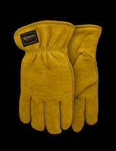 Watson Gloves 9606-X - CRAZY HORSE SPLIT DEERSKIN 350G COTTON VELVET LINED DRIVER - X