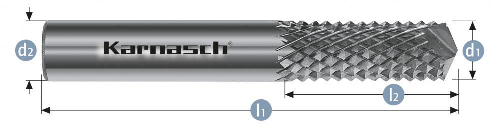 Tungsten carbide burr