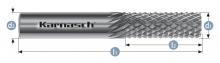 Karnasch 116002.029 - Tungsten carbide burr