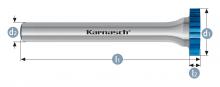 Karnasch 116011.015 - Tungsten carbide burr - BLUE-TEC