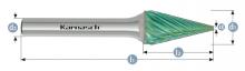 Karnasch 116099.040 - Tungsten carbide burr GREEN-TEC