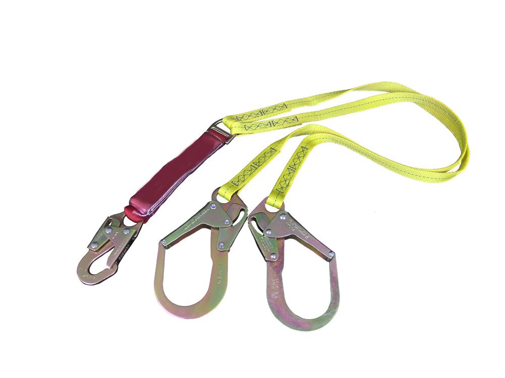 6FT EEA TWIN LANYARD W/2-1/4 HOOK