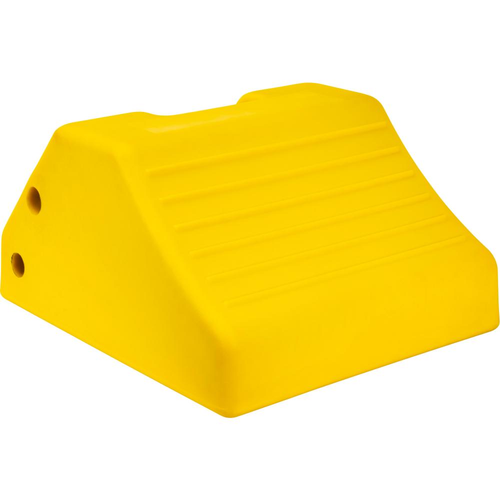 HD POLYURETHANE WHEEL CHOCK, TIRE DIAM. 65&#34;-105&#34;