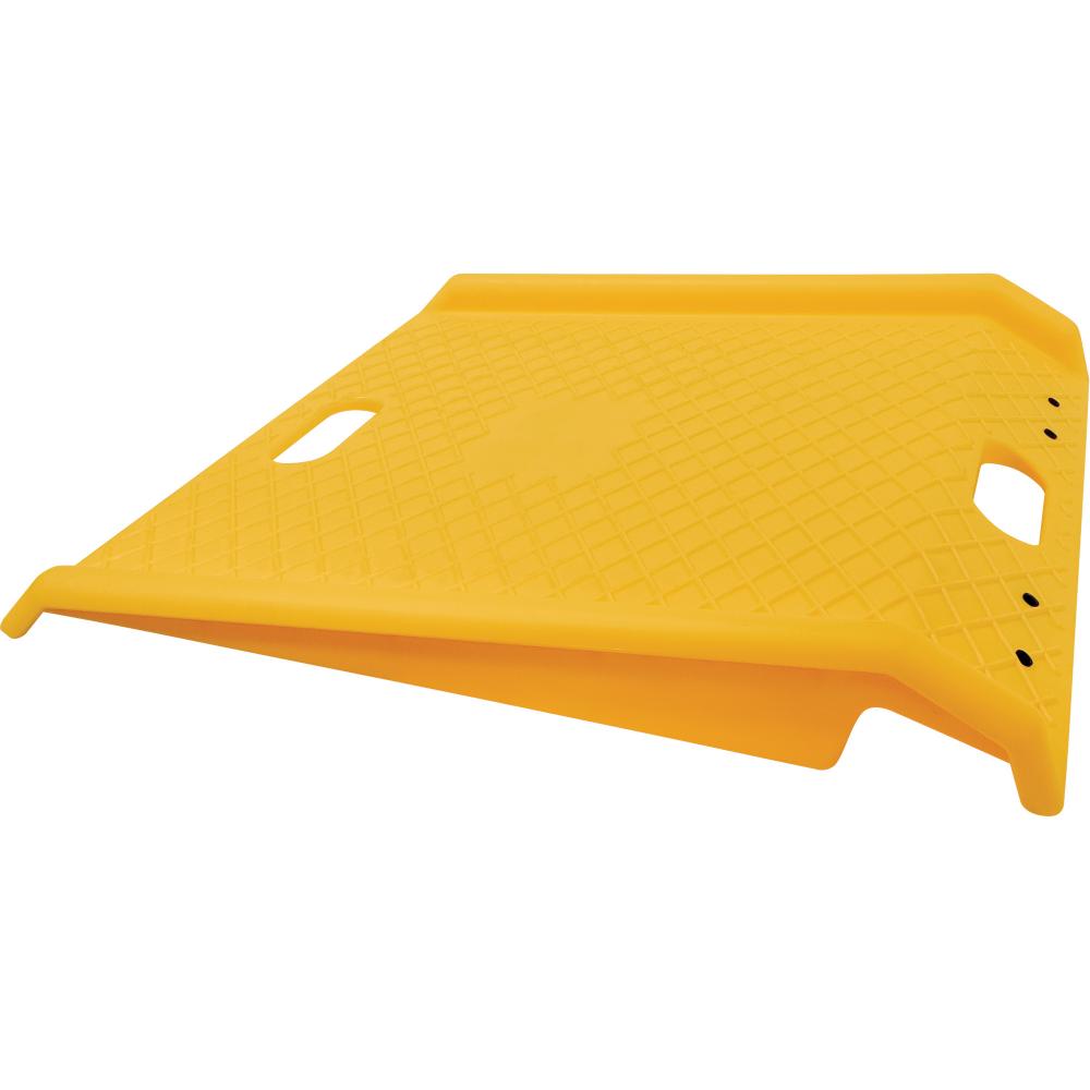 HT CURB RAMP, POLYPROPYLENE, 27&#34; X 27&#34; X 4-3/4&#34;