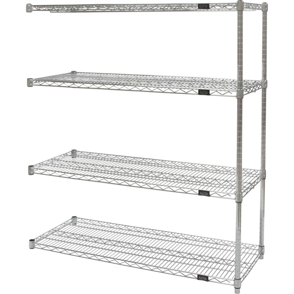 HD CHRM ADD-ON WIRE SHELF 24&#34;DX48&#34;WX54&#34;H,4SHELF