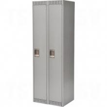 Kleton FN461 - LOCKER, ASSEMBLED,1 TIER,2 BANK, 24X18X72 GREY