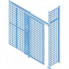 Kleton KH852 - Wire Mesh Partition Components - Sliding Doors