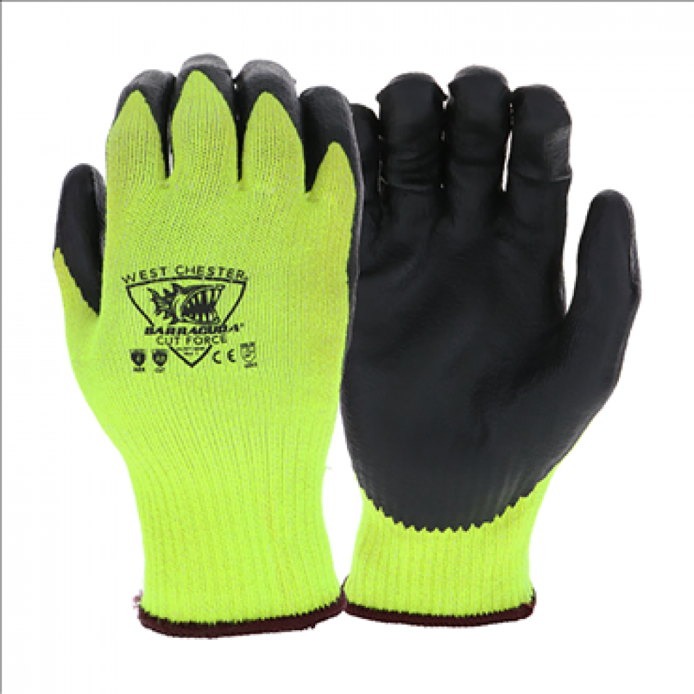 Seamless Knit Engineered Yarn Glove with Premium Nitrile Coated MicroFoam Grip on Palm, Fingers & Kn