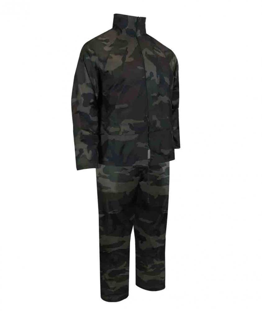 POLYESTER RAIN SUIT. JACKET AND PANTS