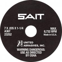 United Abrasives 23276 - TM 8 X 1/16 X 5/8 A60T
