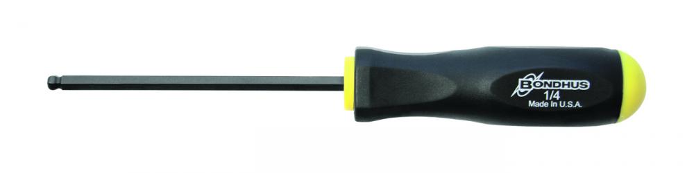 BONDHUS 1/4 X 5.0&#34; BALLPOINT SCREWDRIVER