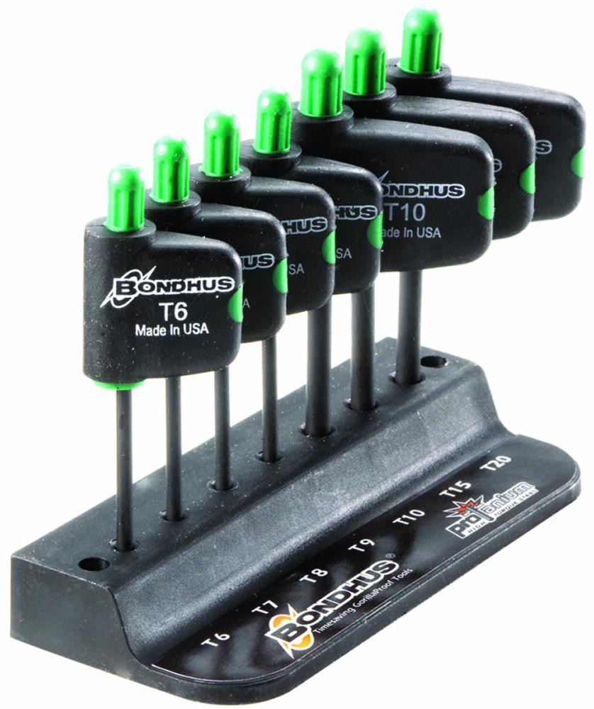 BONDHUS 7PC TORX® FLAG TOOL SET (T6,7,8,9,10,15,20)