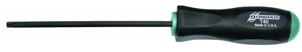 BONDHUS T40 X 6.3&#34; TORX® SCREWDRIVER