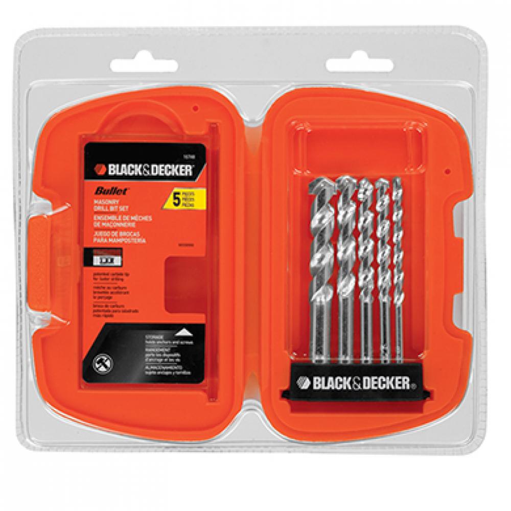 5-Piece Bullet(R) Speed Tip Masonry Drill Bit Set