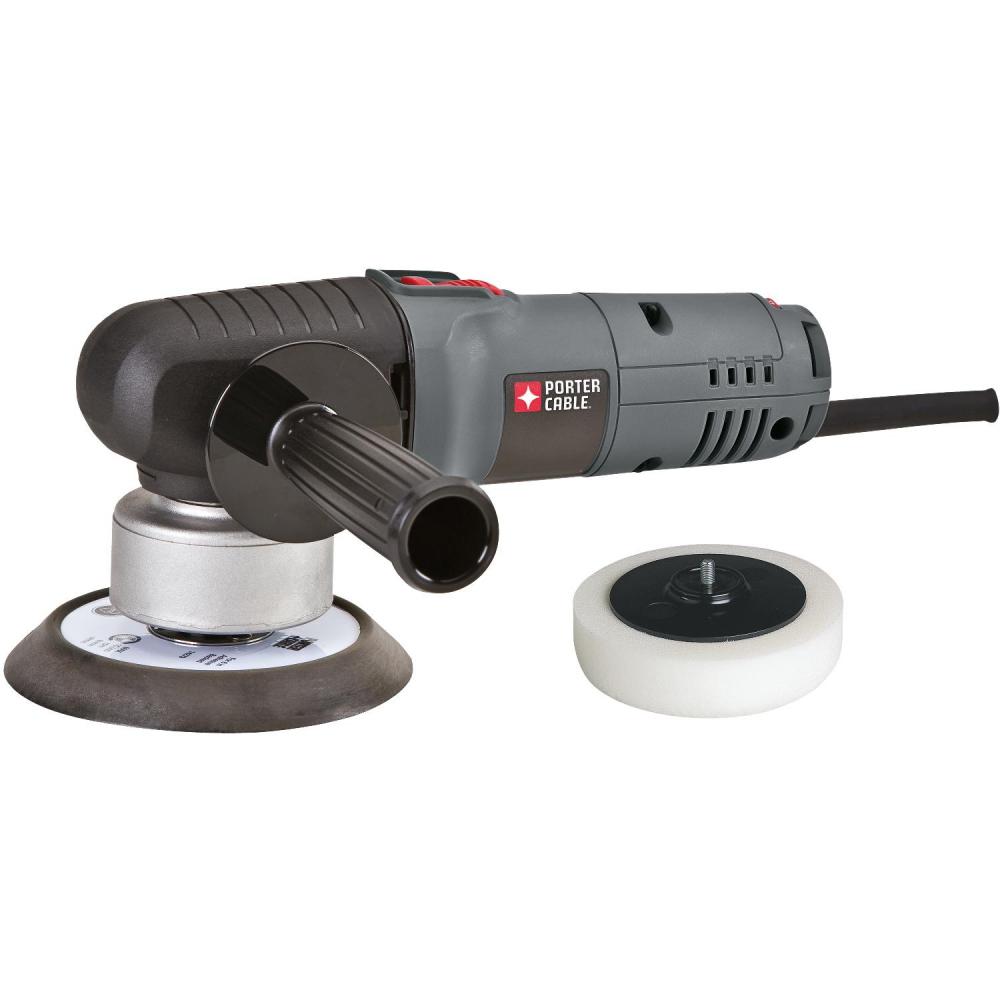 6&#34; VARIABLE-SPEED RIGHT ANGLE RANDOM ORBIT SANDER/POLISHER W/ PSA AND POLISHING