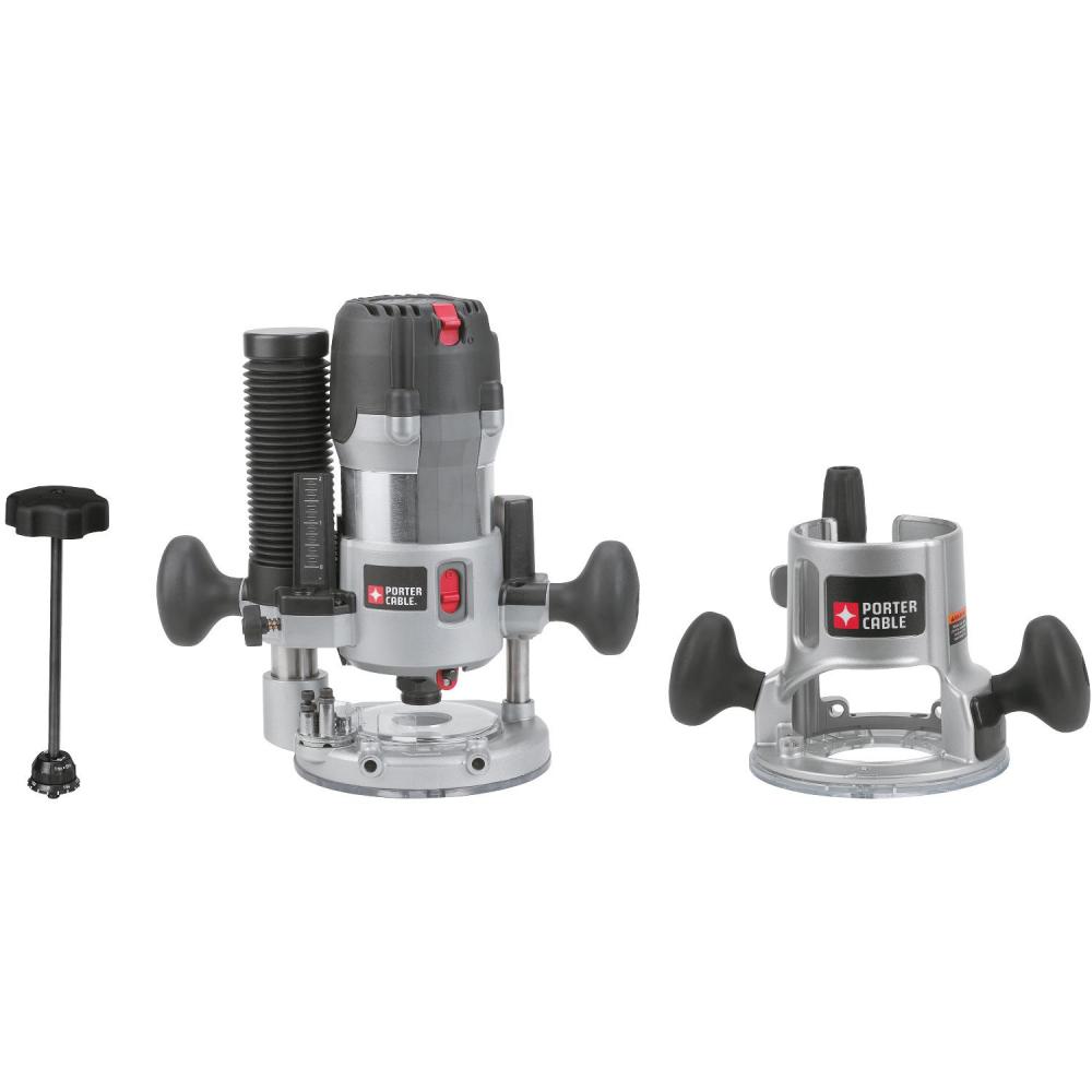 2-1/4 PEAK HP VARIABLE SPEED ROUTER W/ FIXED AND PLUNGE BASES, ROUTER TABLE HEIG