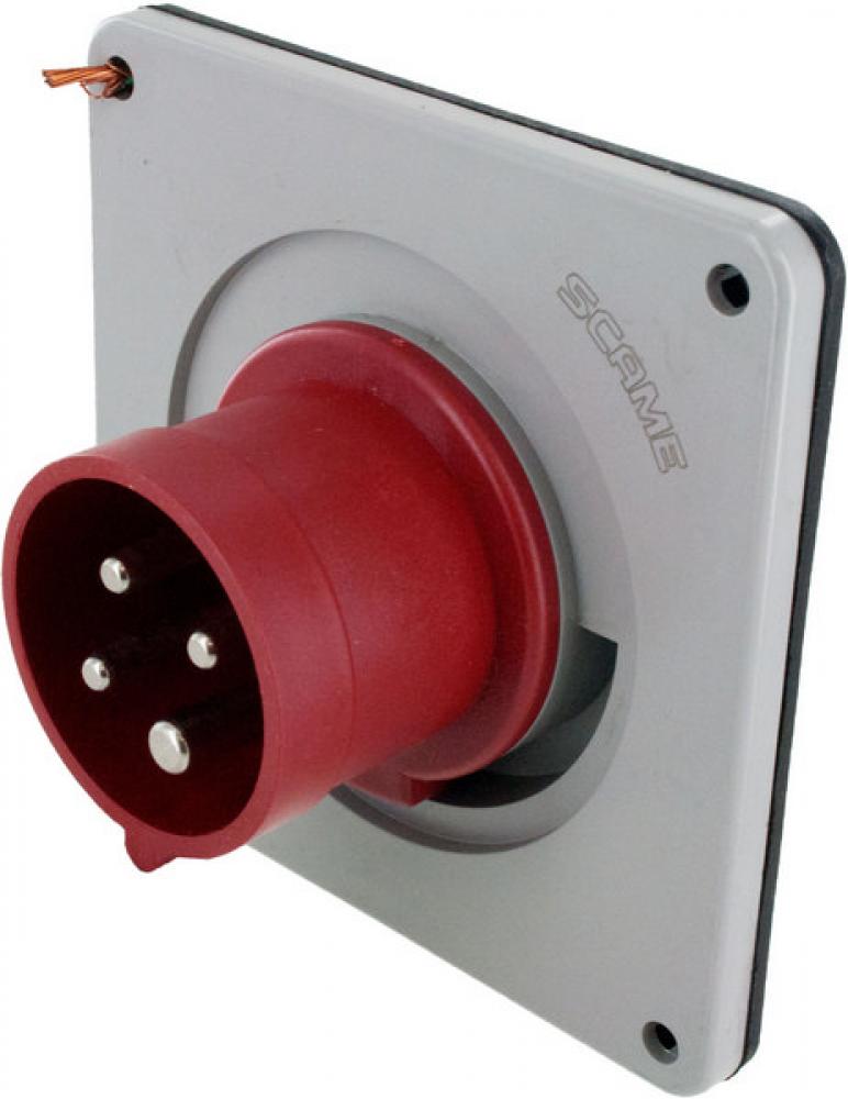 IP44 INLET 20A  3phase 480VAC  3P 4W  SPLASHPROOF