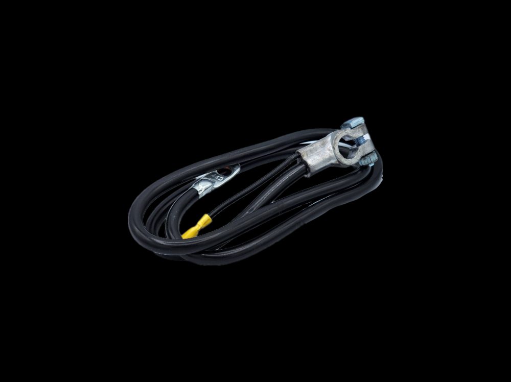 BATT CBL 4GA-TOP POST W/LEAD 43Inch BLACK