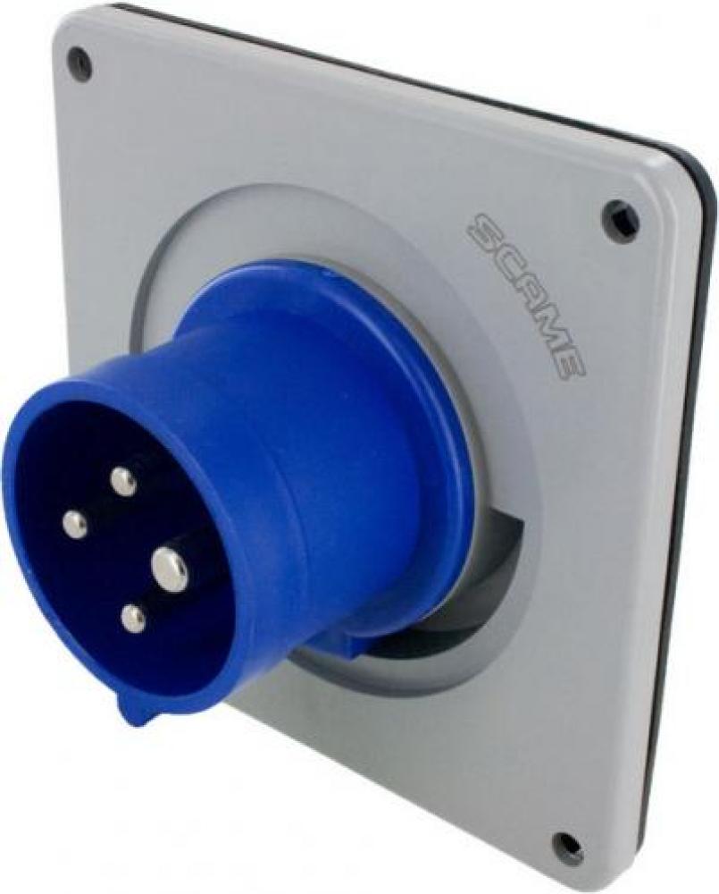 IP44 INLET 20A  3phase delta 250VAC  3P 4W  SPLASHPROOF