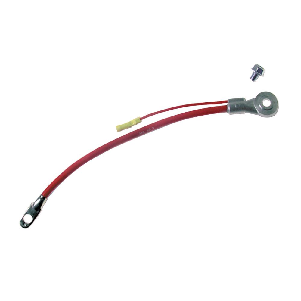 BATT CBL 4GA-SIDE TERM W/LEAD 40Inch BLACK