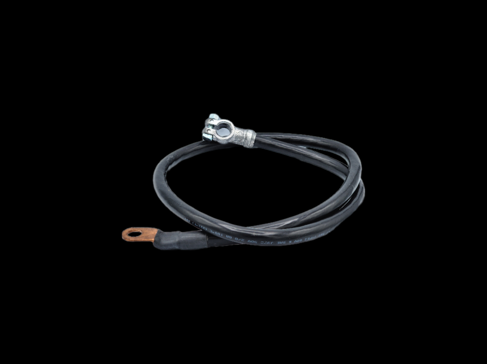 BATT CBL 2/0GA-TOP POST NO LEAD 48Inch BLACK