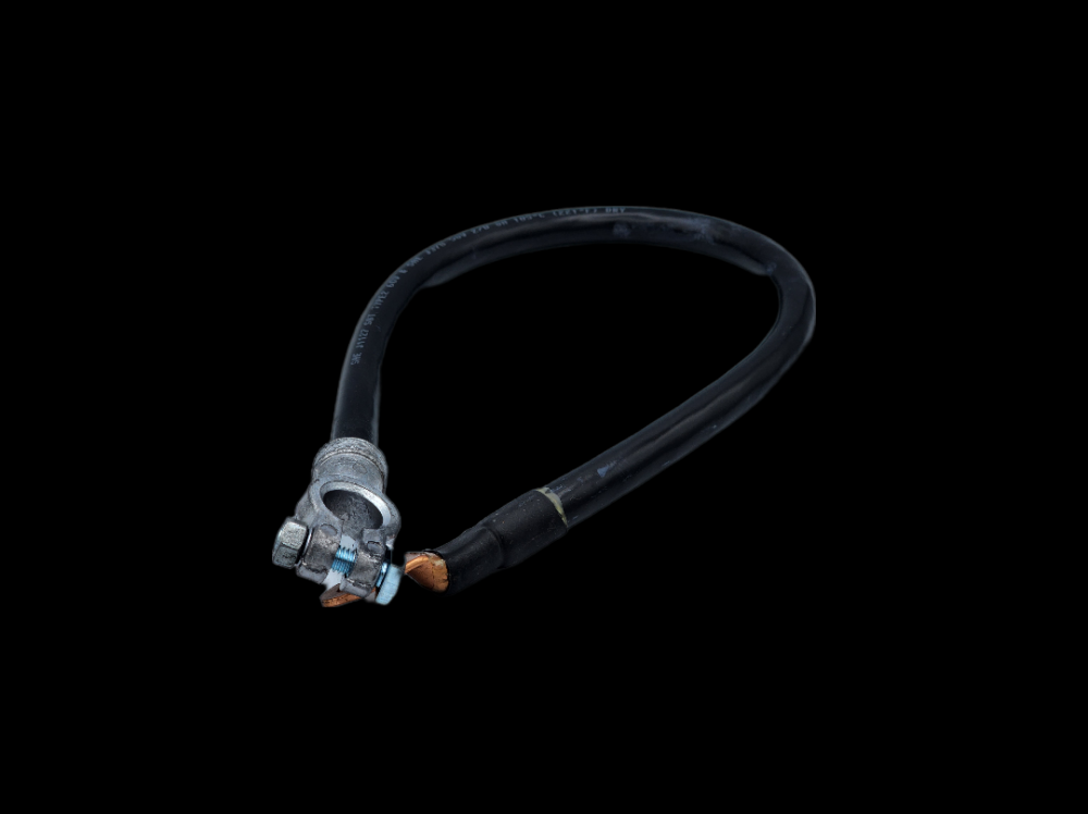 BATT CBL 2/0GA-TOP POST NO LEAD 24Inch BLACK