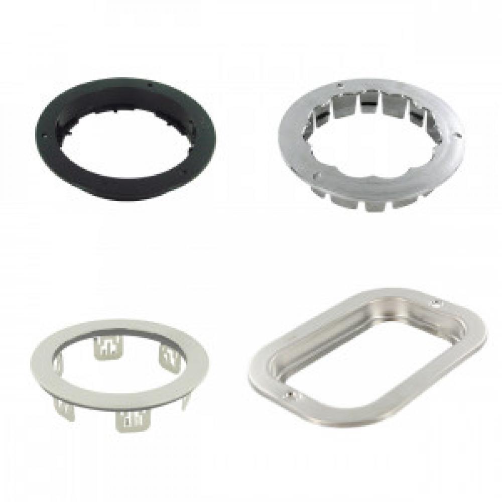 FLANGE ONLY [WHITE] FOR 2 1/2&#34; ROUND SLD UNITS