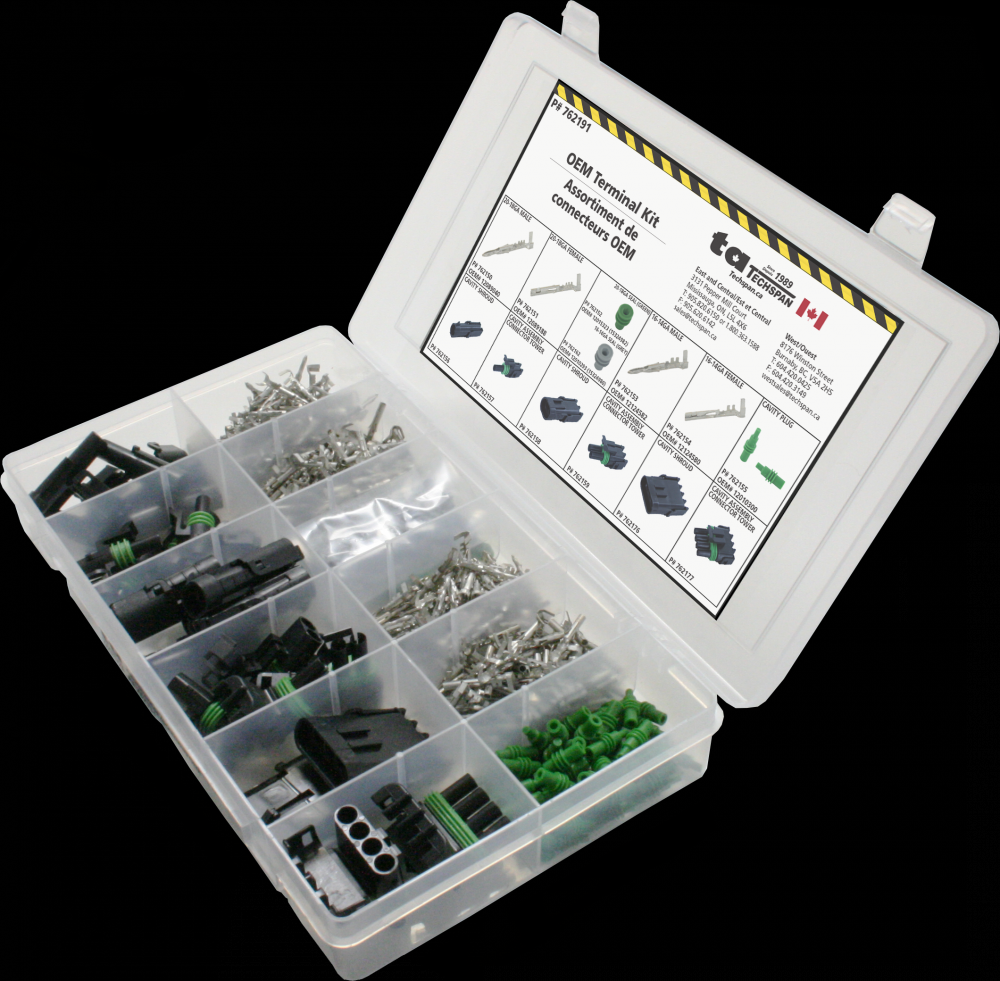 574PC OEM Terminal Assortment Kit - (Mini Flip Kit Series)
