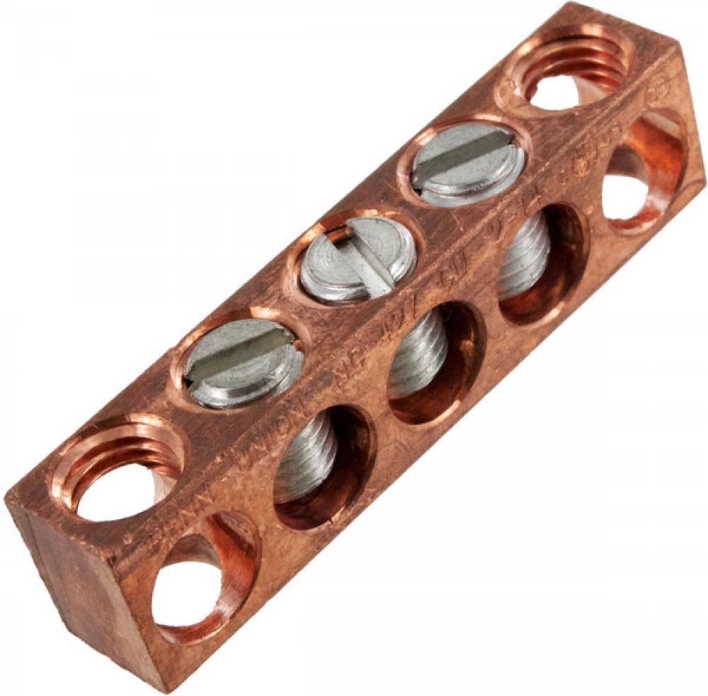 Copper Neutral bar, 14-2 awg Copper Only, 3 circuits