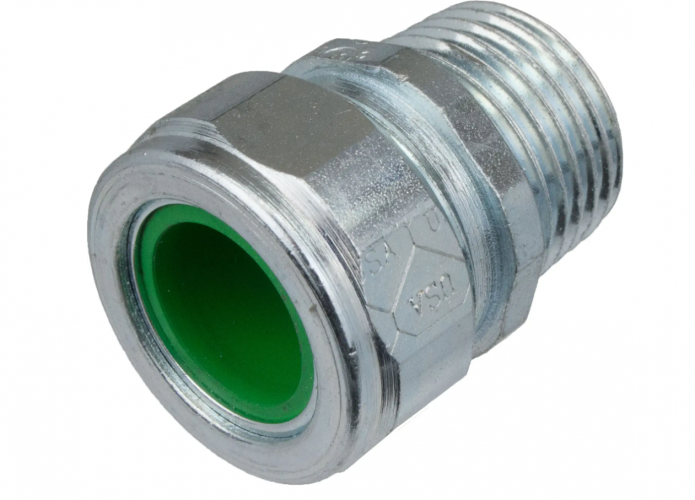 1Inch CORD CONN. MAX .650Inch CABLE BRN.
