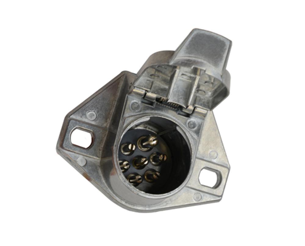 TRLR CONN SOCKET FEMALE 7POLE SPLIT PIN 25PK