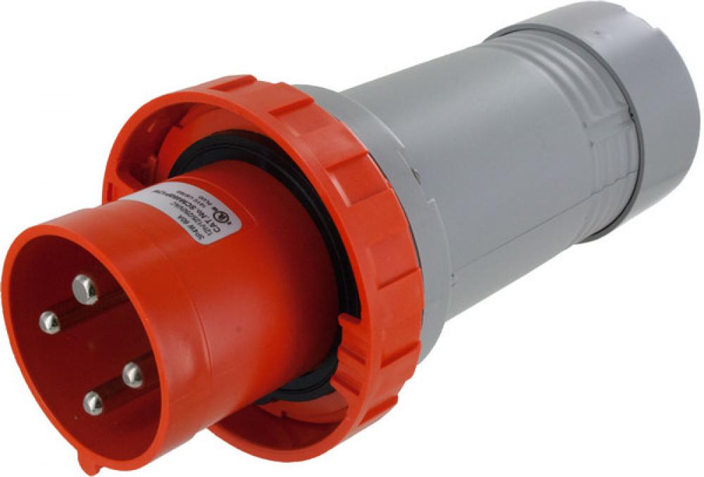 IP67 PLUG 60A 125/250VAC  3P 4W  WATERTIGHT