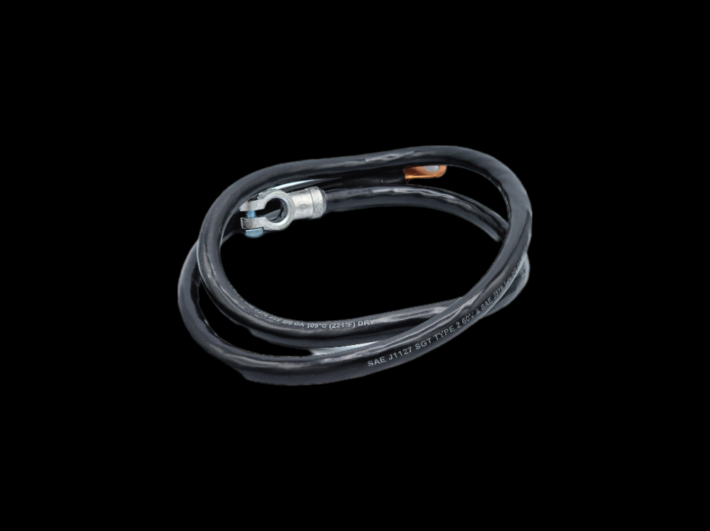 BATT CBL 2/0GA-TOP POST NO LEAD 60Inch BLACK
