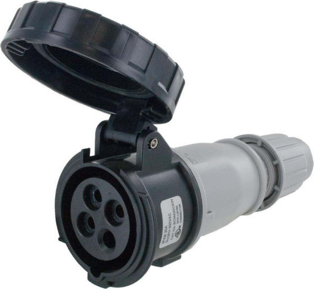 IP67 CONNECTOR 20A  3phase 600VAC  3P 4W  WATERTIGHT