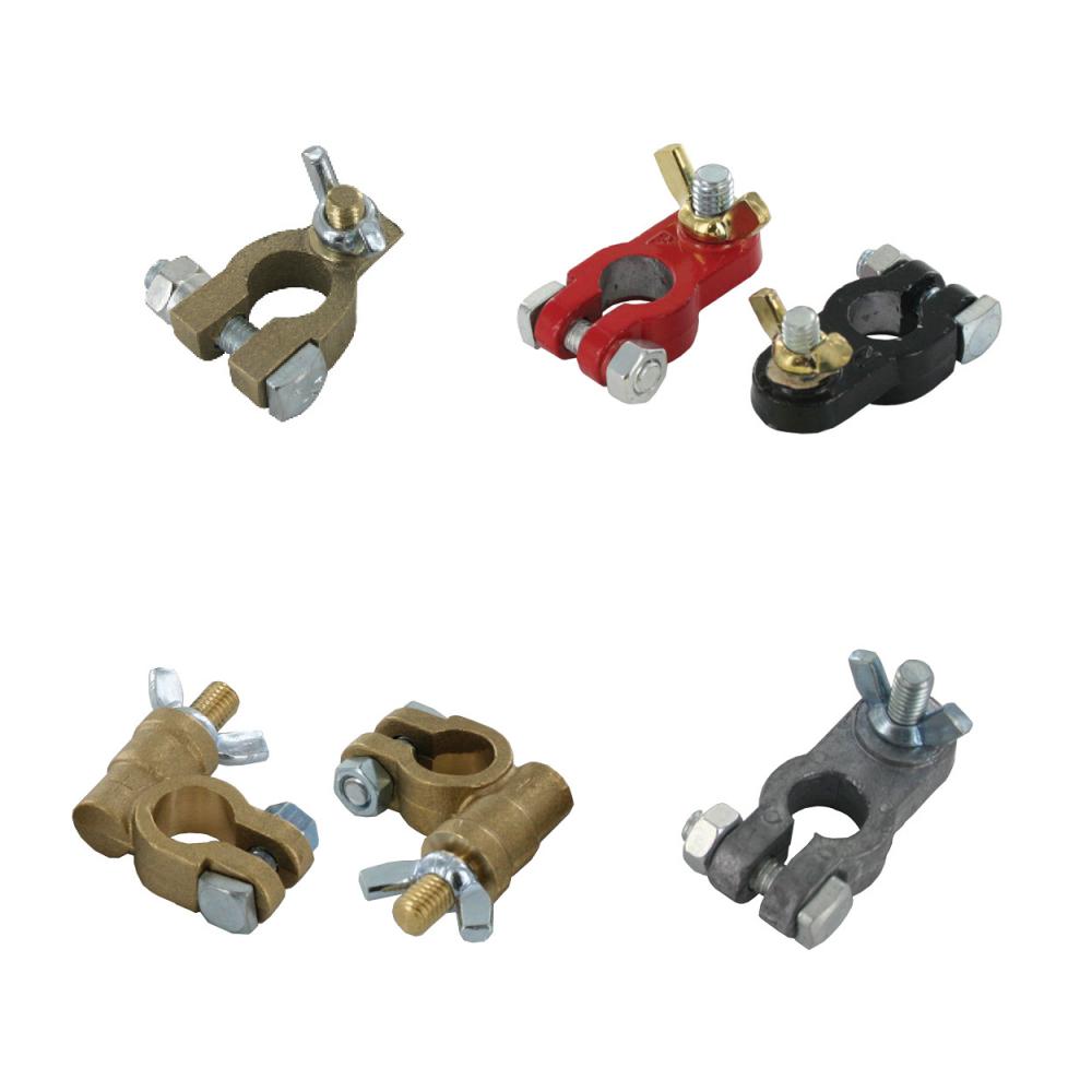 BATT TERM WING-NUT LEAD NEGATIVE 5/16&#34; 50PK