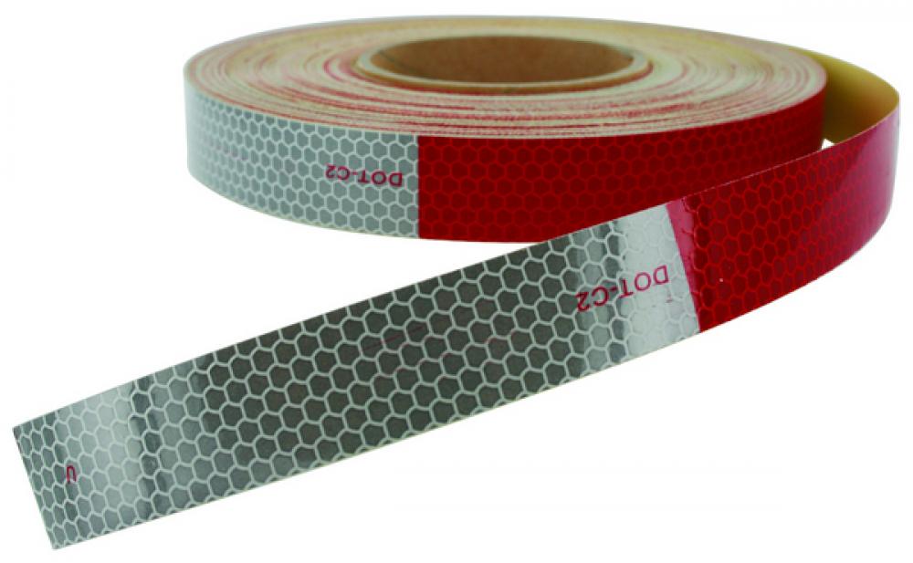 CONSPICUITY TAPE RED/SILVER ALT 1&#34;W X 150FT