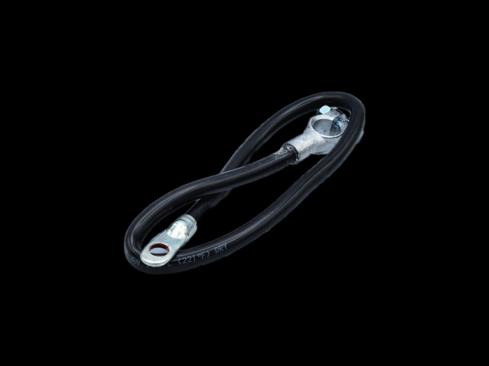 BATT CBL 2-1GA TOP POST NO LEAD 23 BLACK